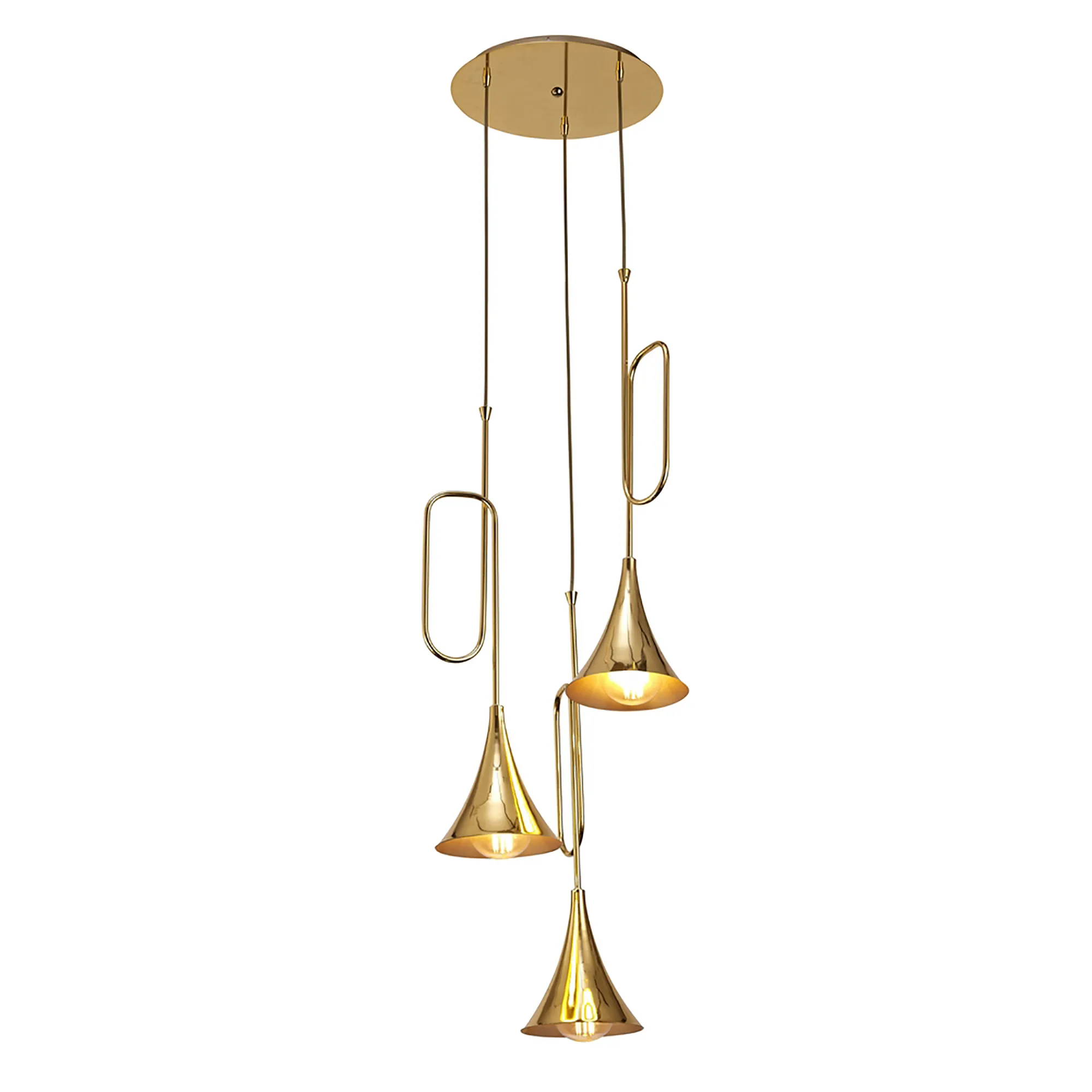 M5896  Jazz Oro Pendant 3 Light